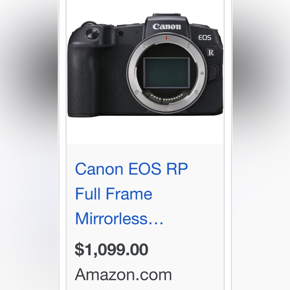 Canon EOS RP mirrorless camera BODY - Picture 3 of 14
